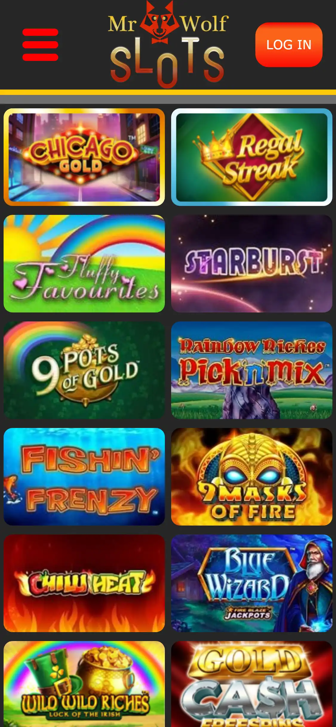 Mr Wolf Slots Casino Mobile Games Review