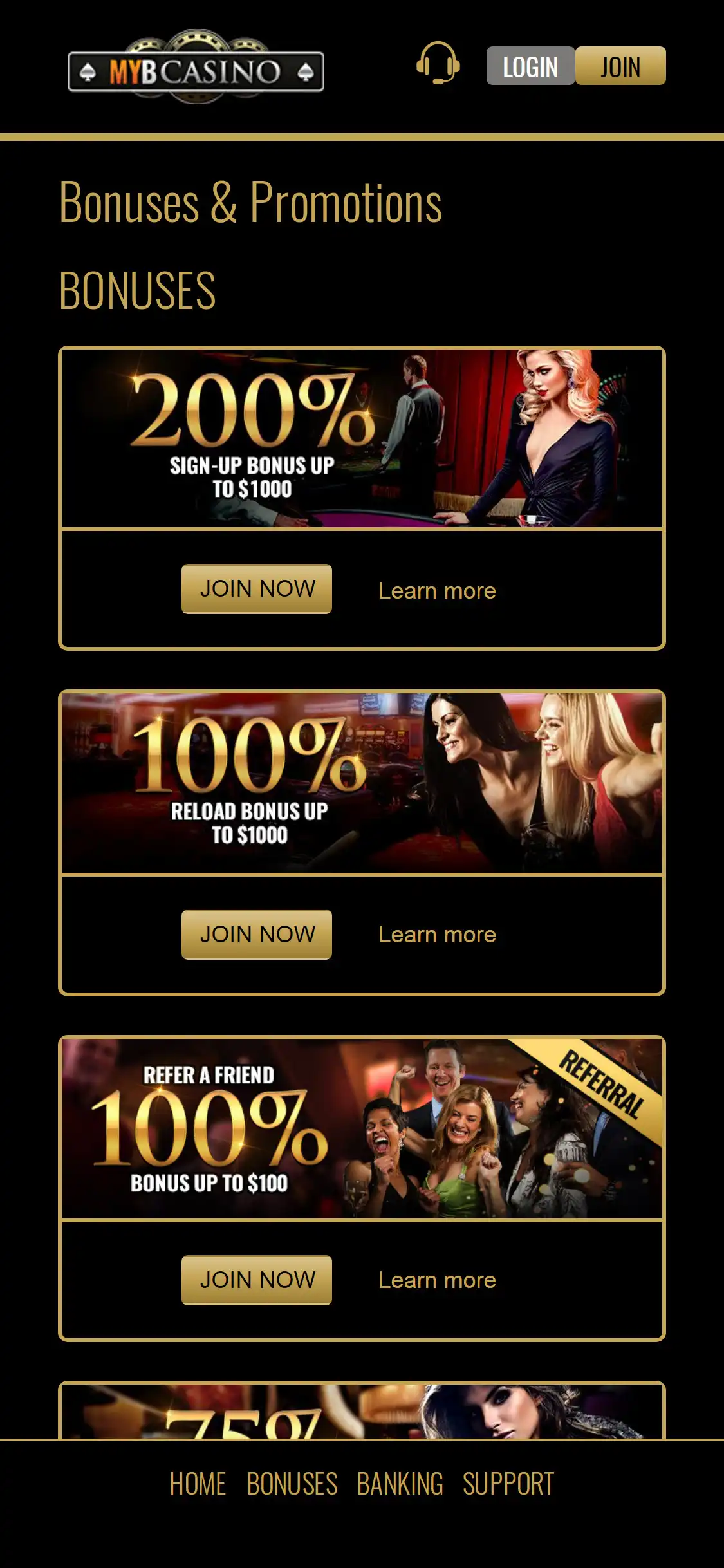 MYB Casino Mobile No Deposit Bonus Review