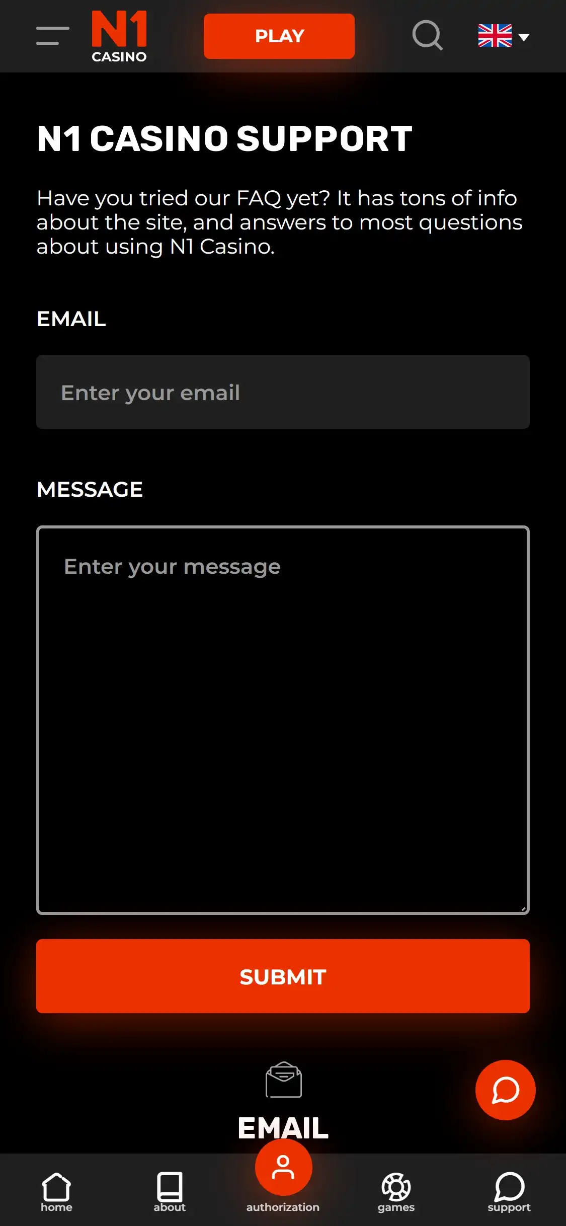 N1 Casino Mobile Support Review