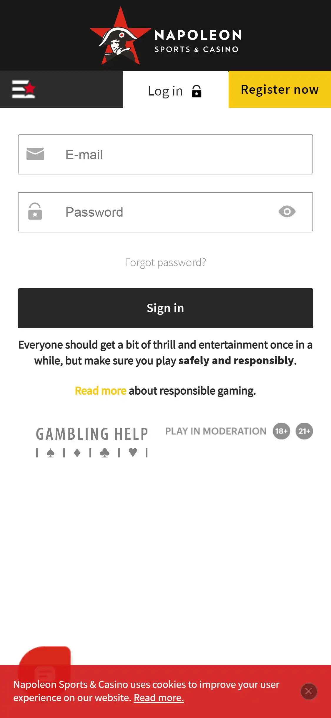 Napoleon Games Mobile Login Review