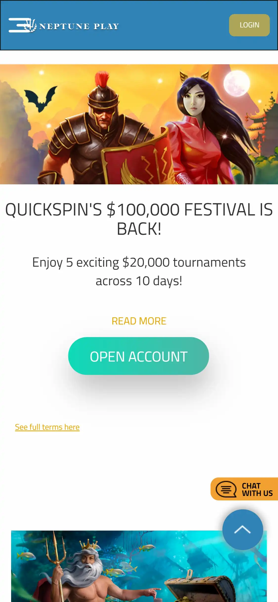 Neptune Play Mobile No Deposit Bonus Review