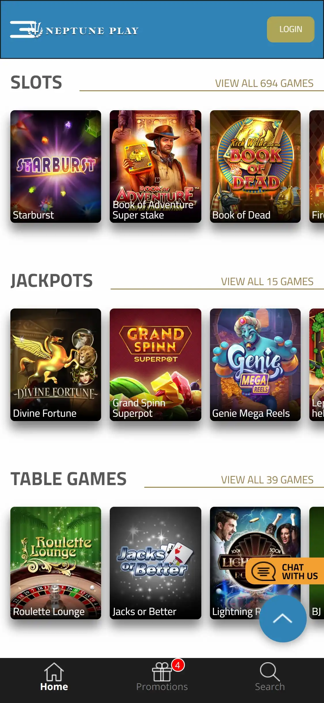 Neptune Play Mobile Games Review