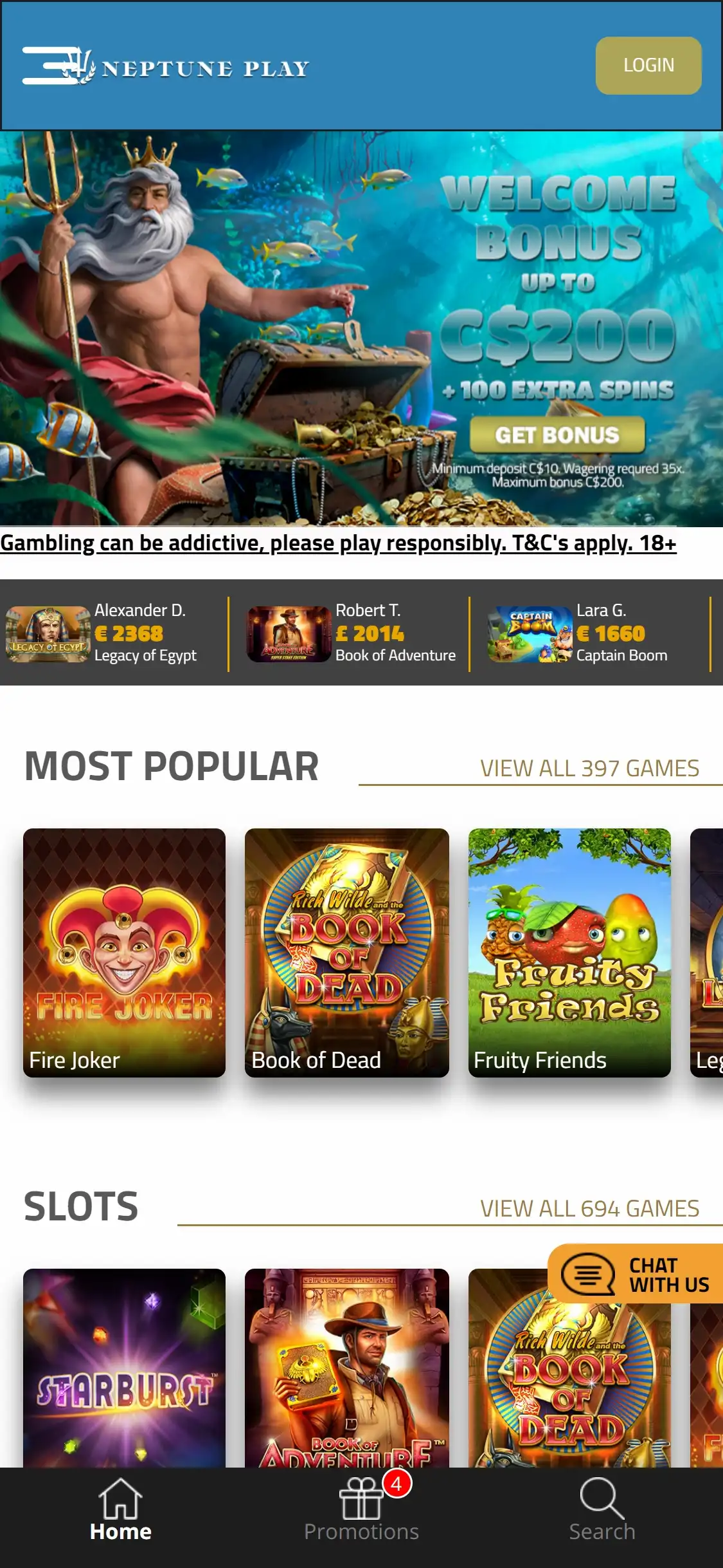 Neptune Play Mobile Review