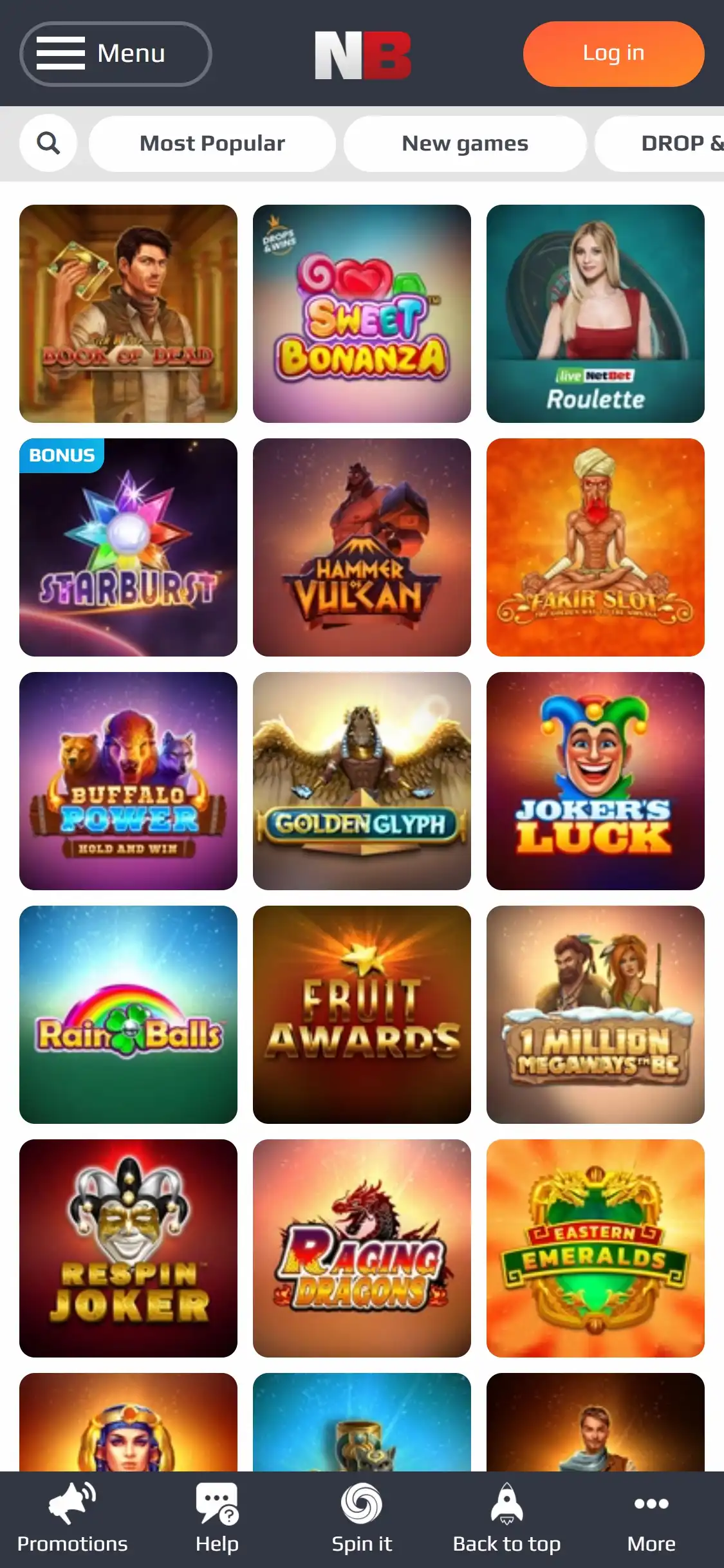 Netbet Casino Mobile Games Review