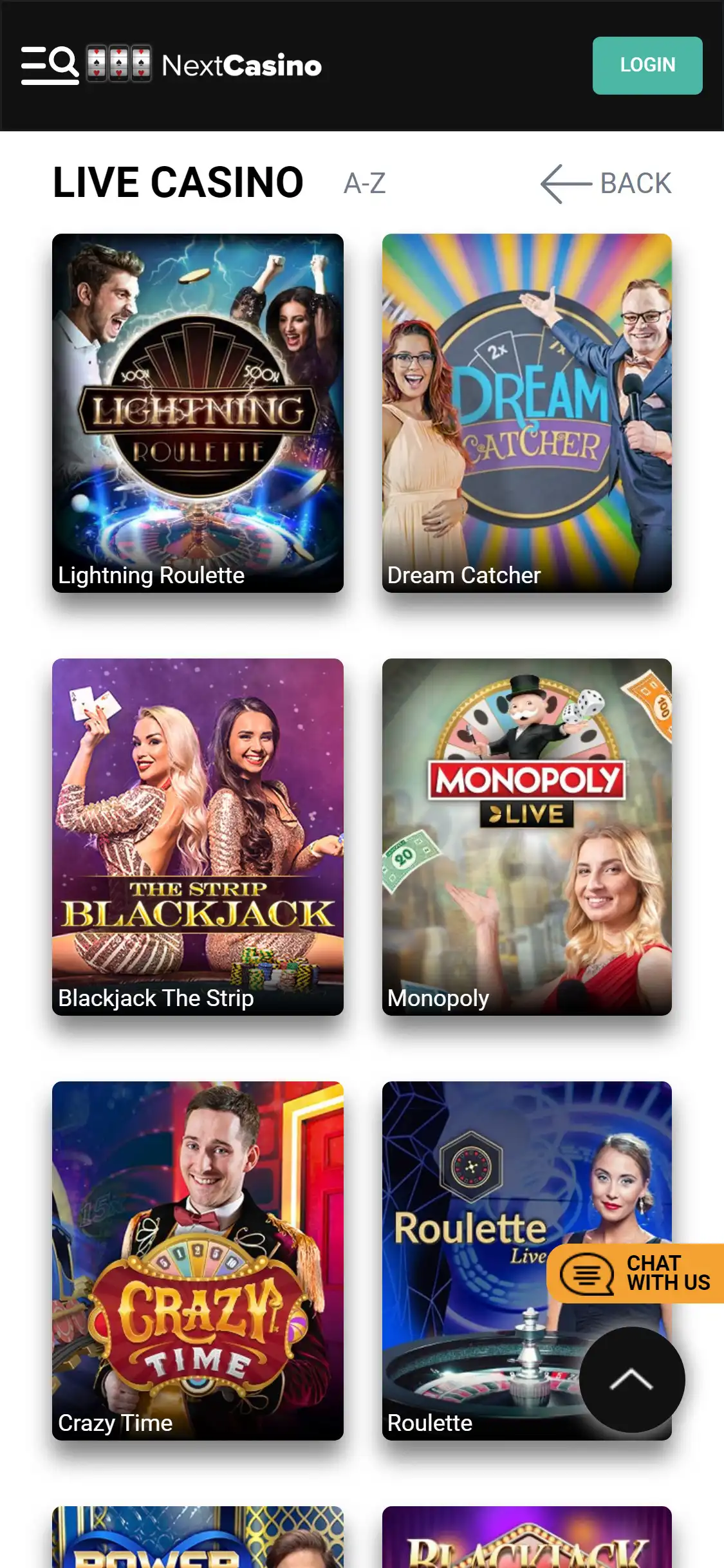 Next Casino Mobile Live Dealer Games Review