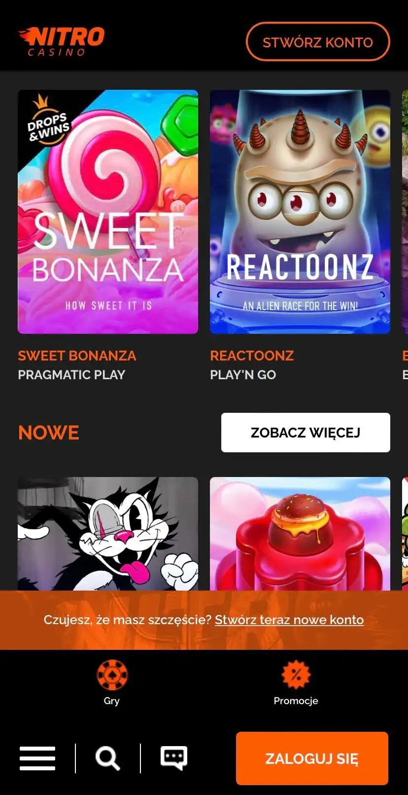 Nitro Casino Mobile Review