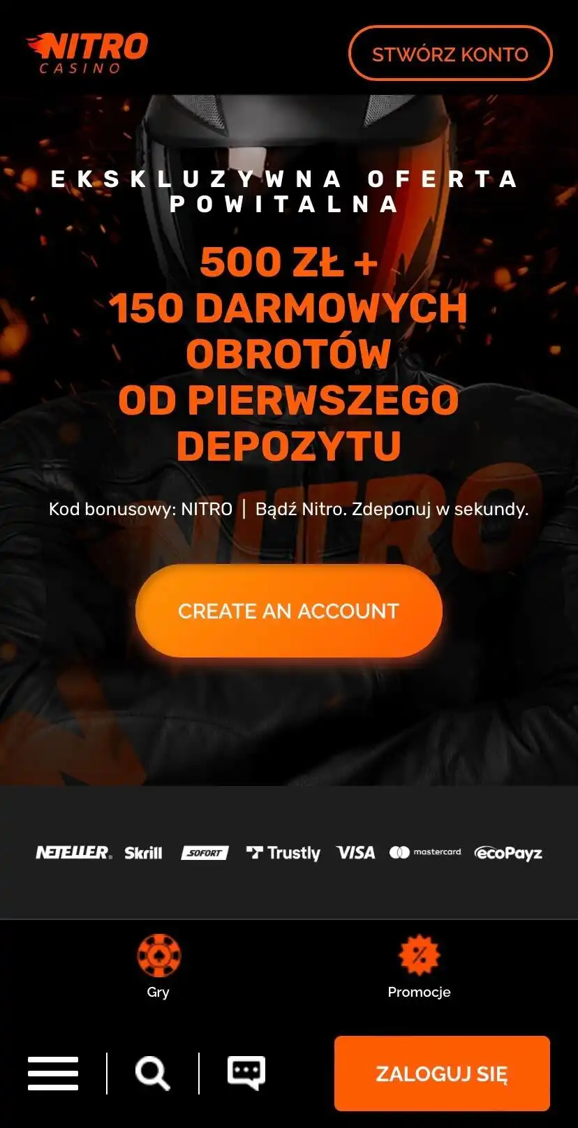 Nitro Casino Mobile Review