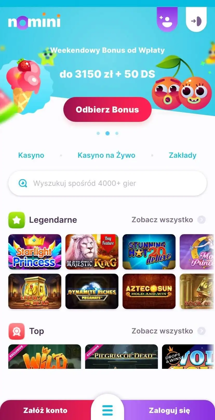Nomini Casino Mobile Review
