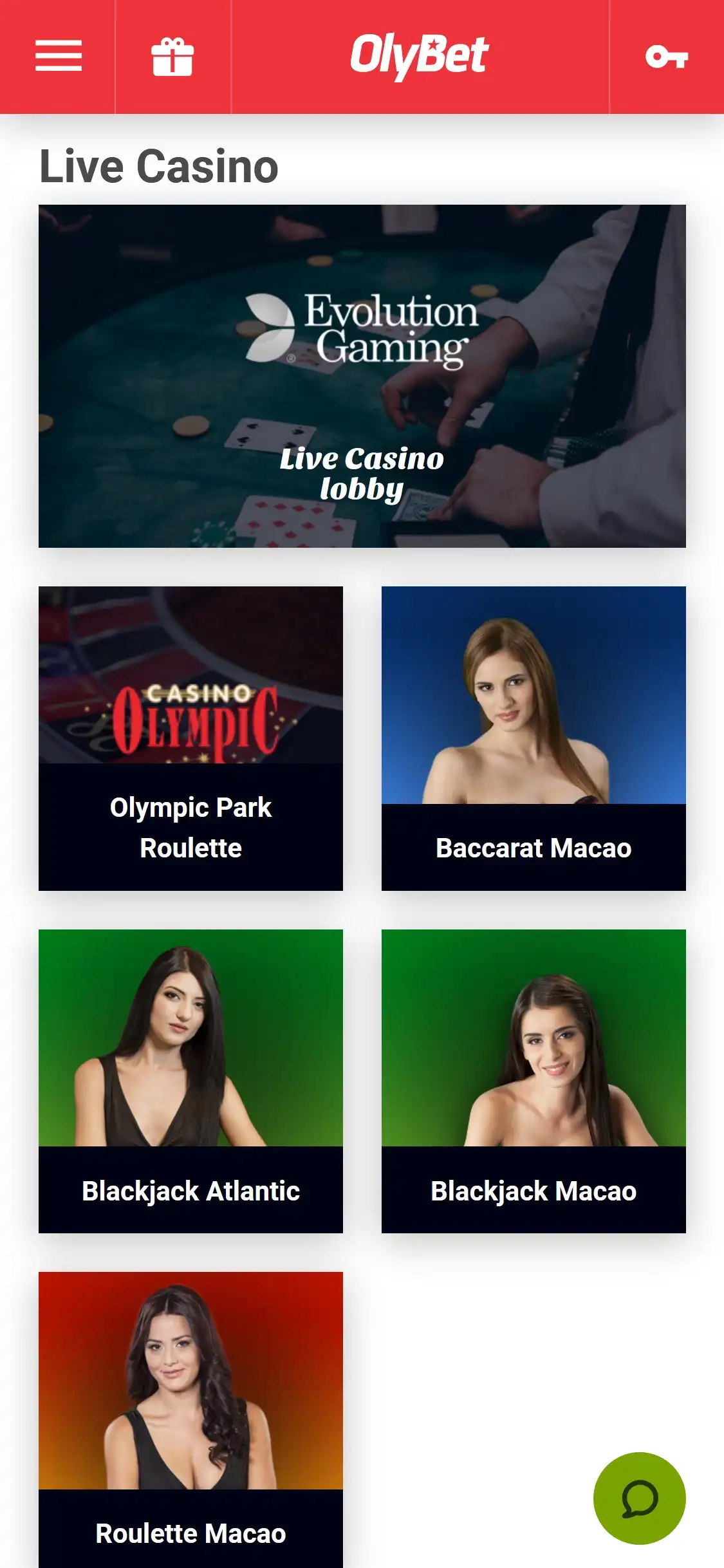 Olybet Games Mobile Live Dealer Games Review