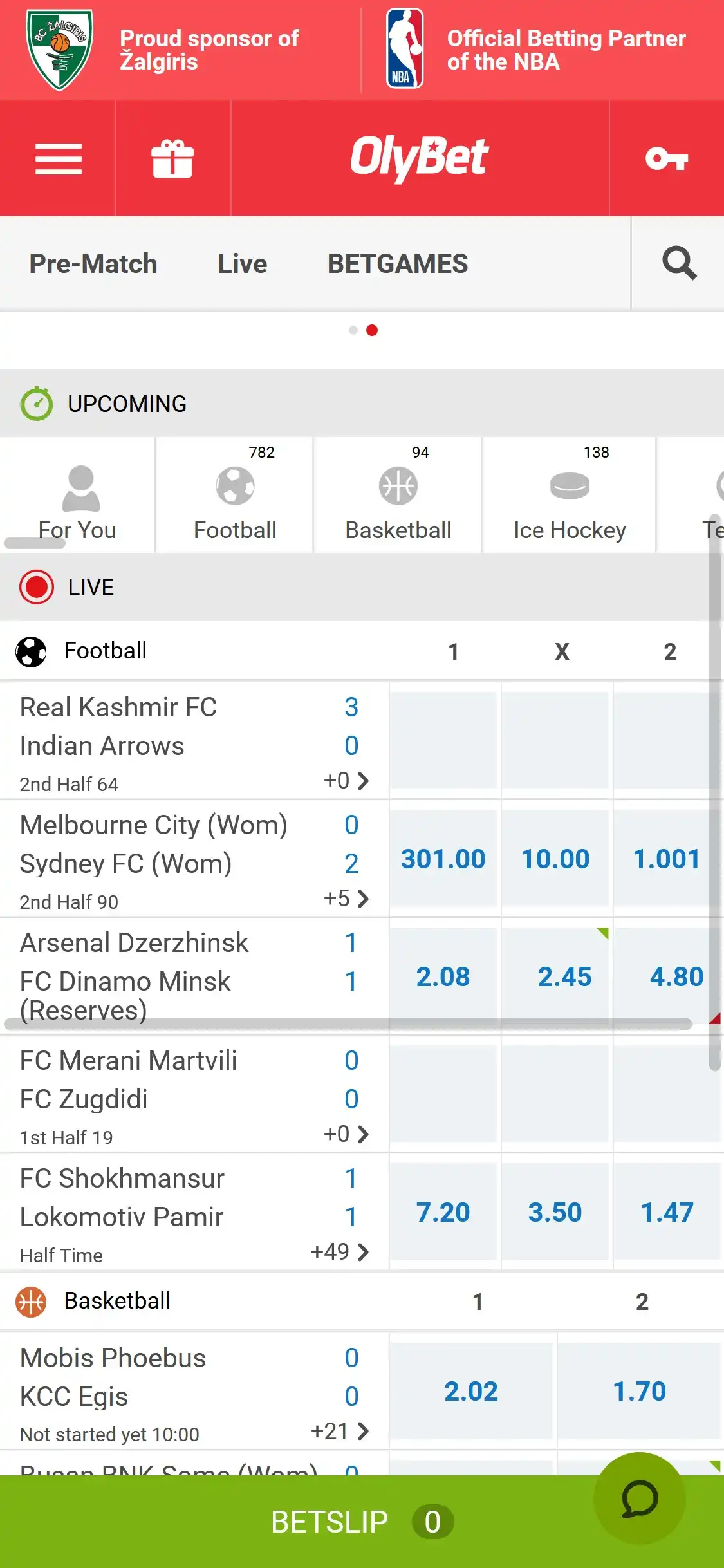 Olybet Games Mobile Betting Review