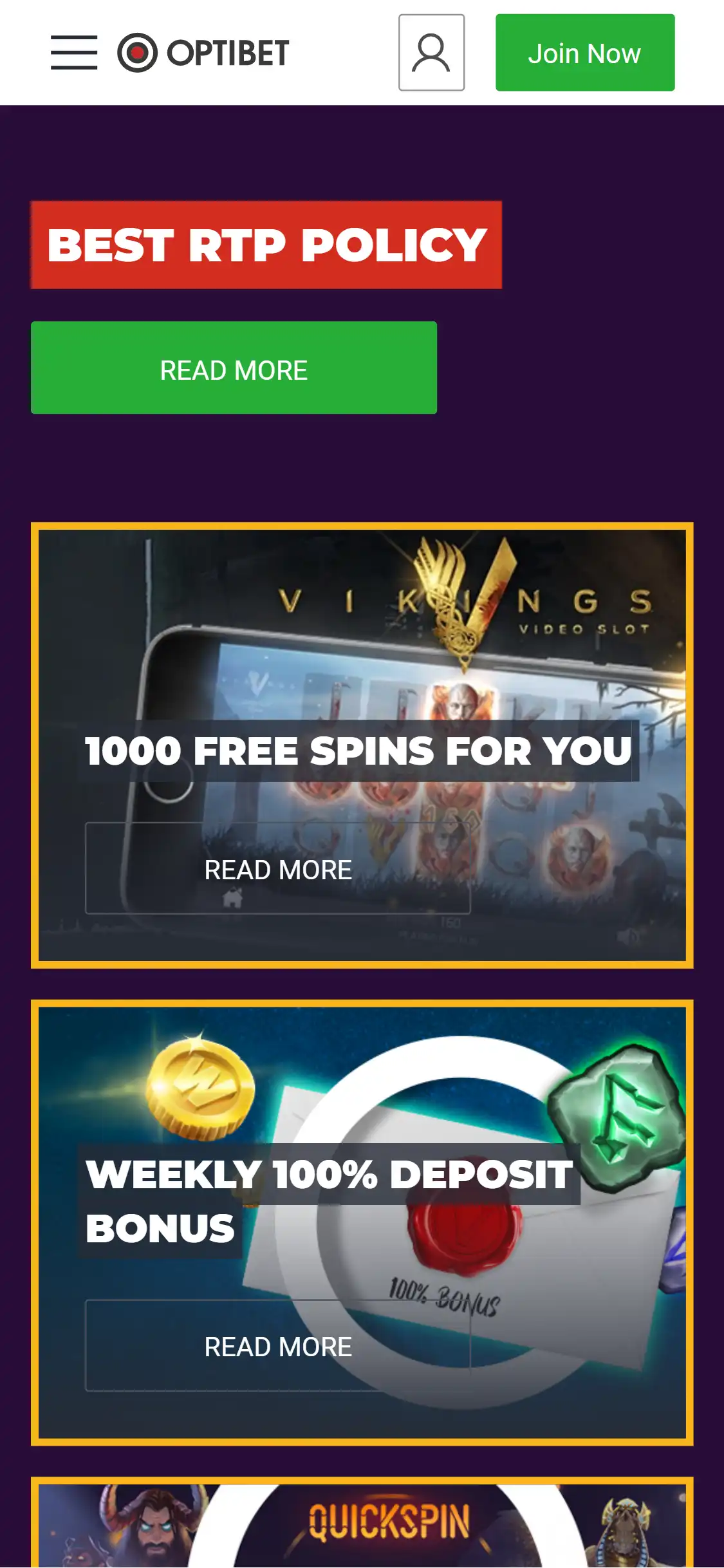 OptiBet Casino Mobile Review