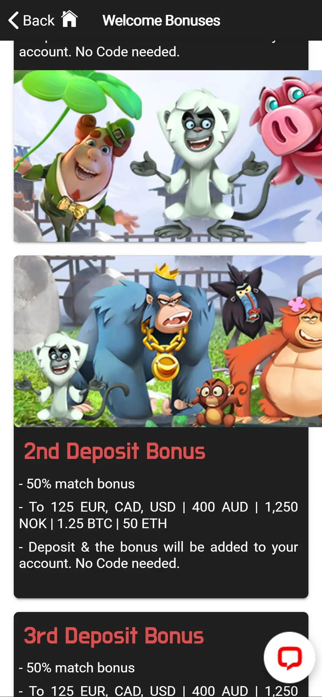 Oshi Casino Mobile No Deposit Bonus Review