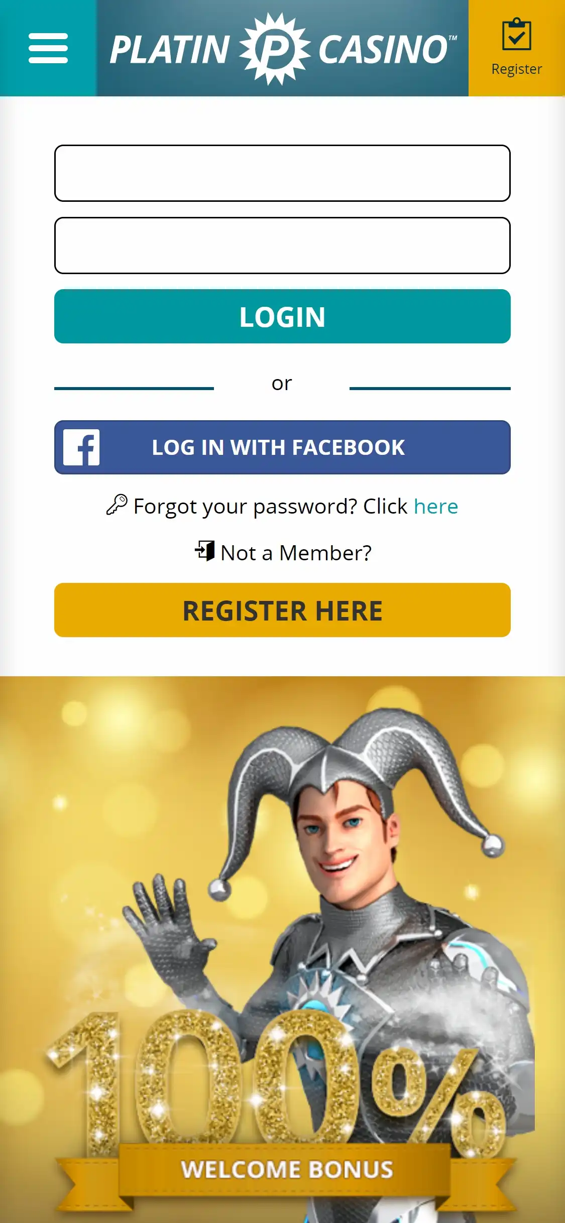 Platin Casino Mobile Login Review