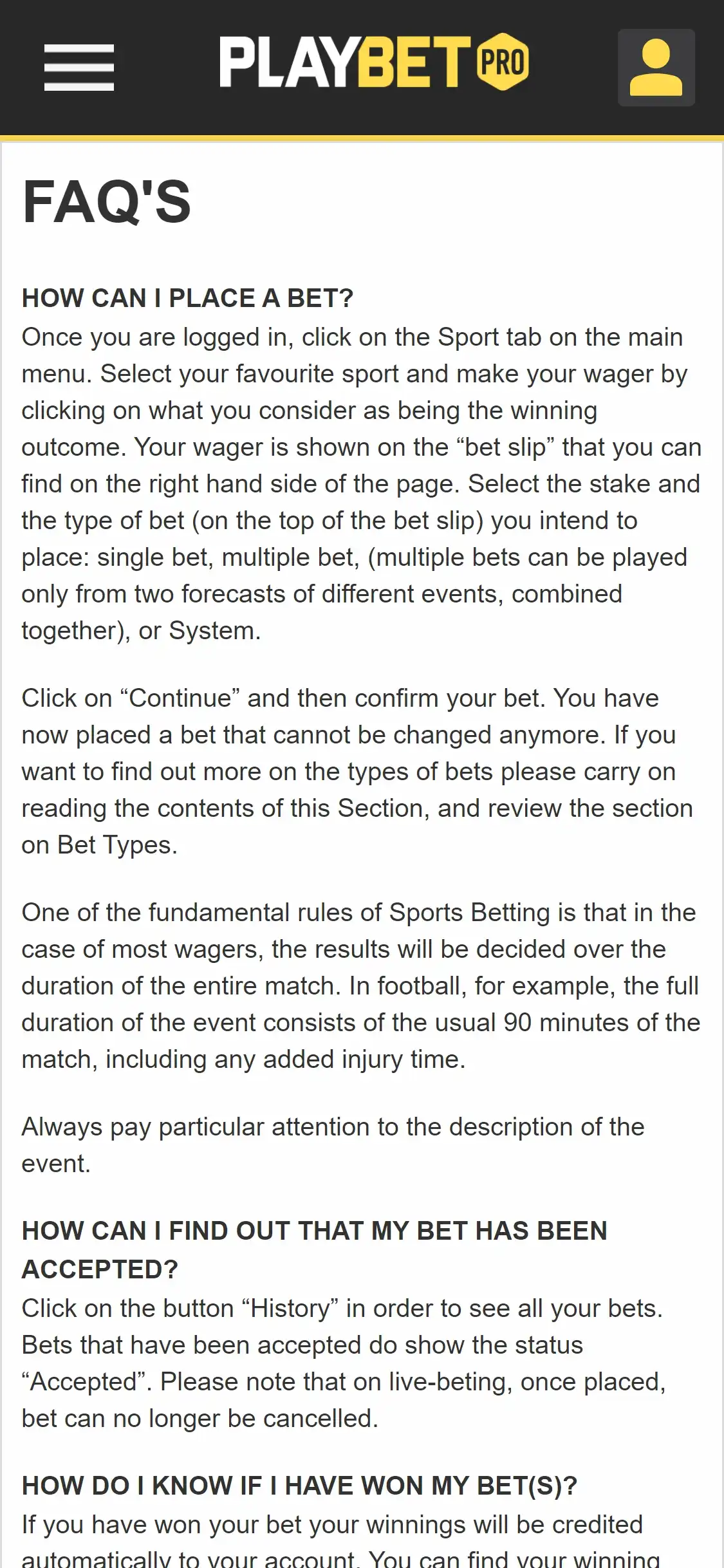 Play Bet Pro Casino Mobile Support Review