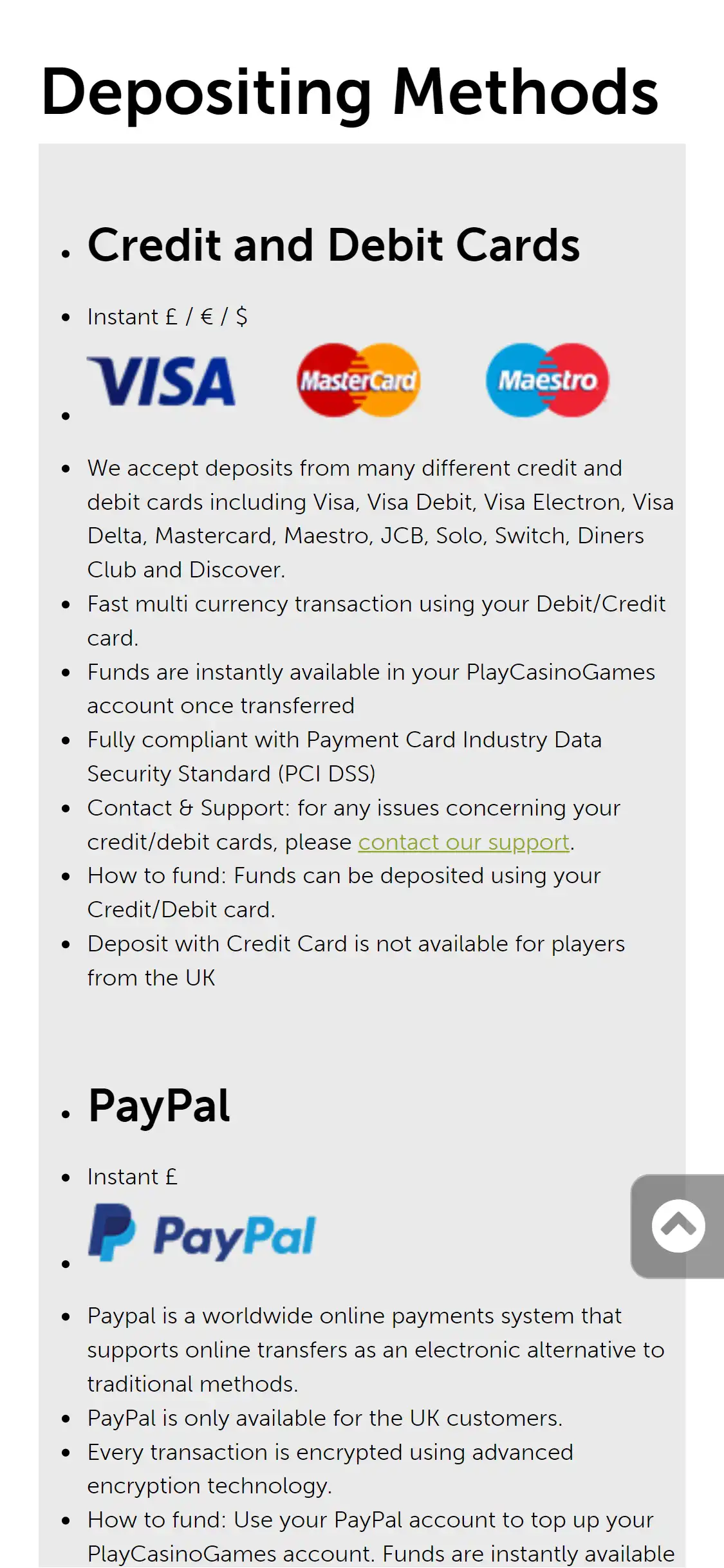 Play Casino Games Mobile Payment Methods Review