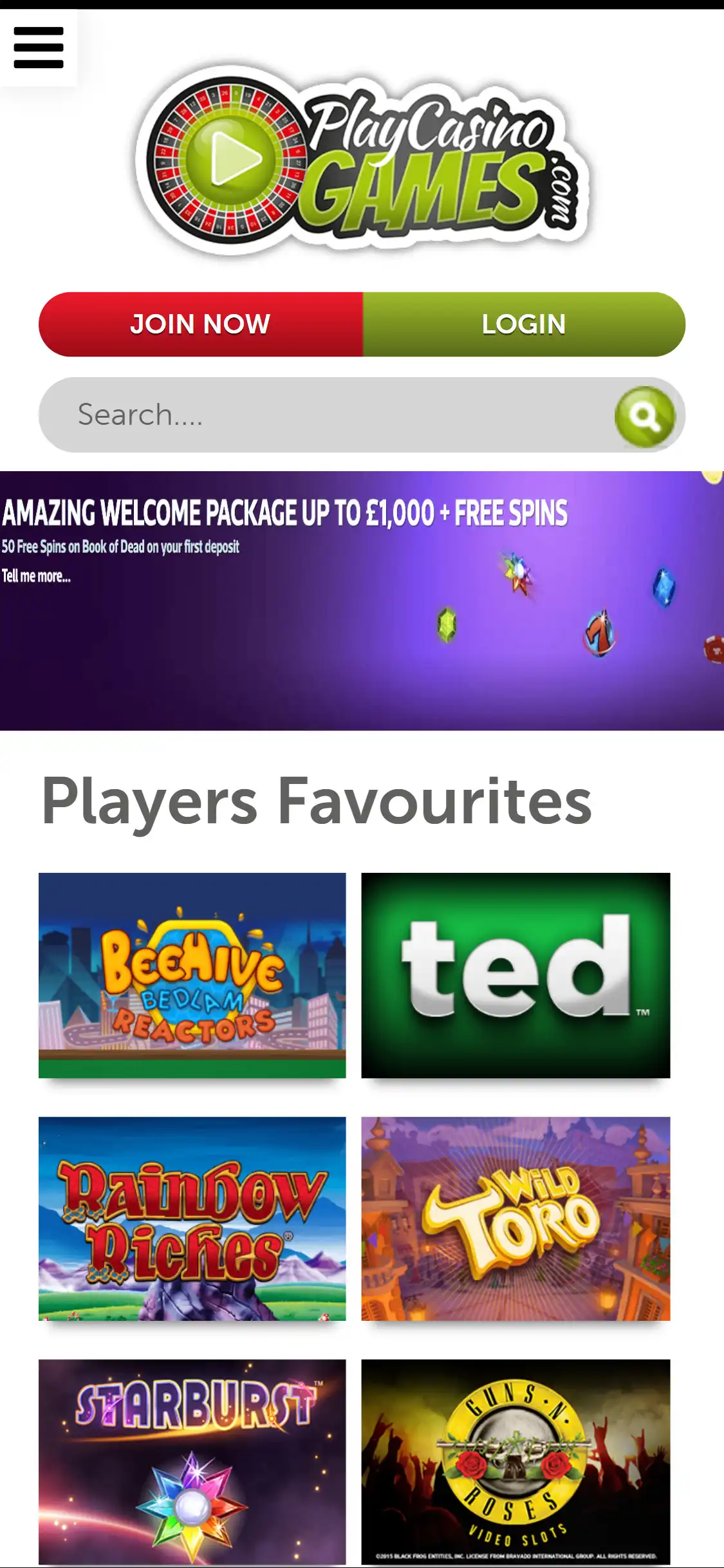 Play Casino Games Mobile Review