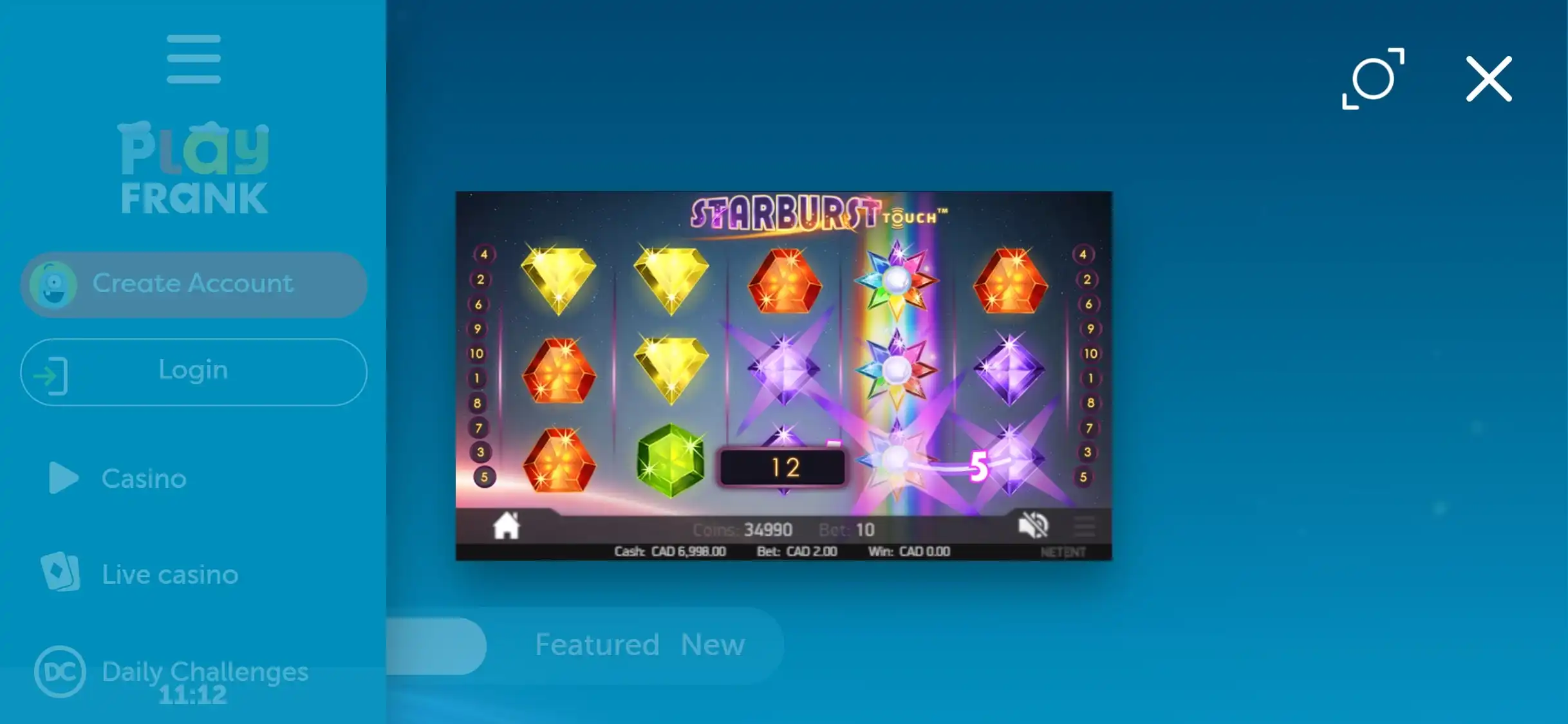 Play Frank Casino Mobile Slot Games Review