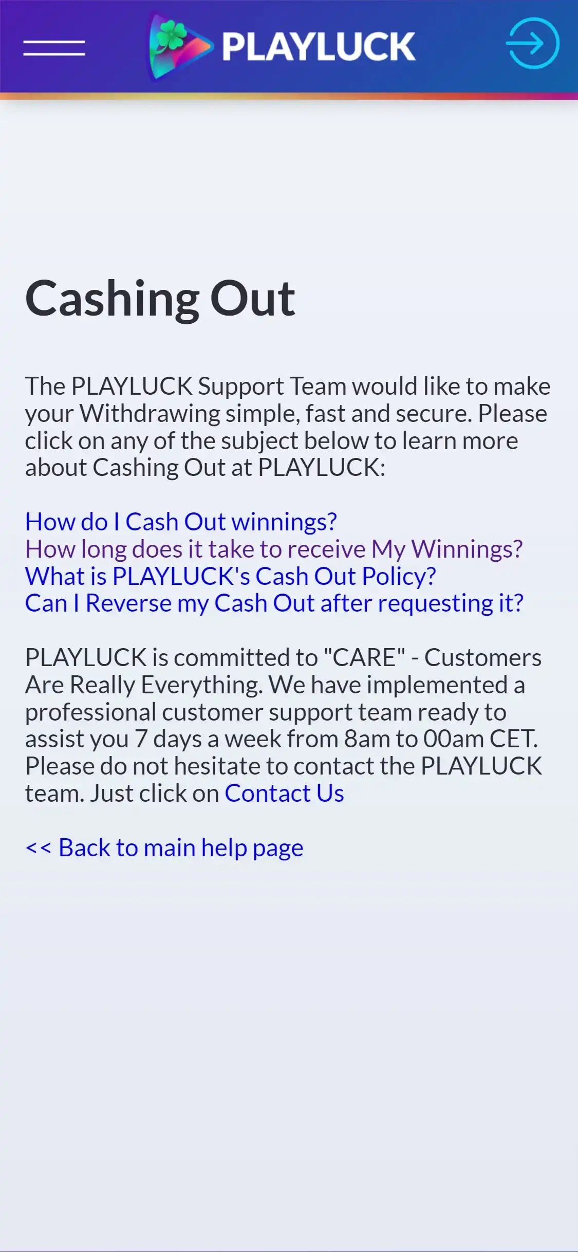 Playluck Casino Mobile Payment Methods Review