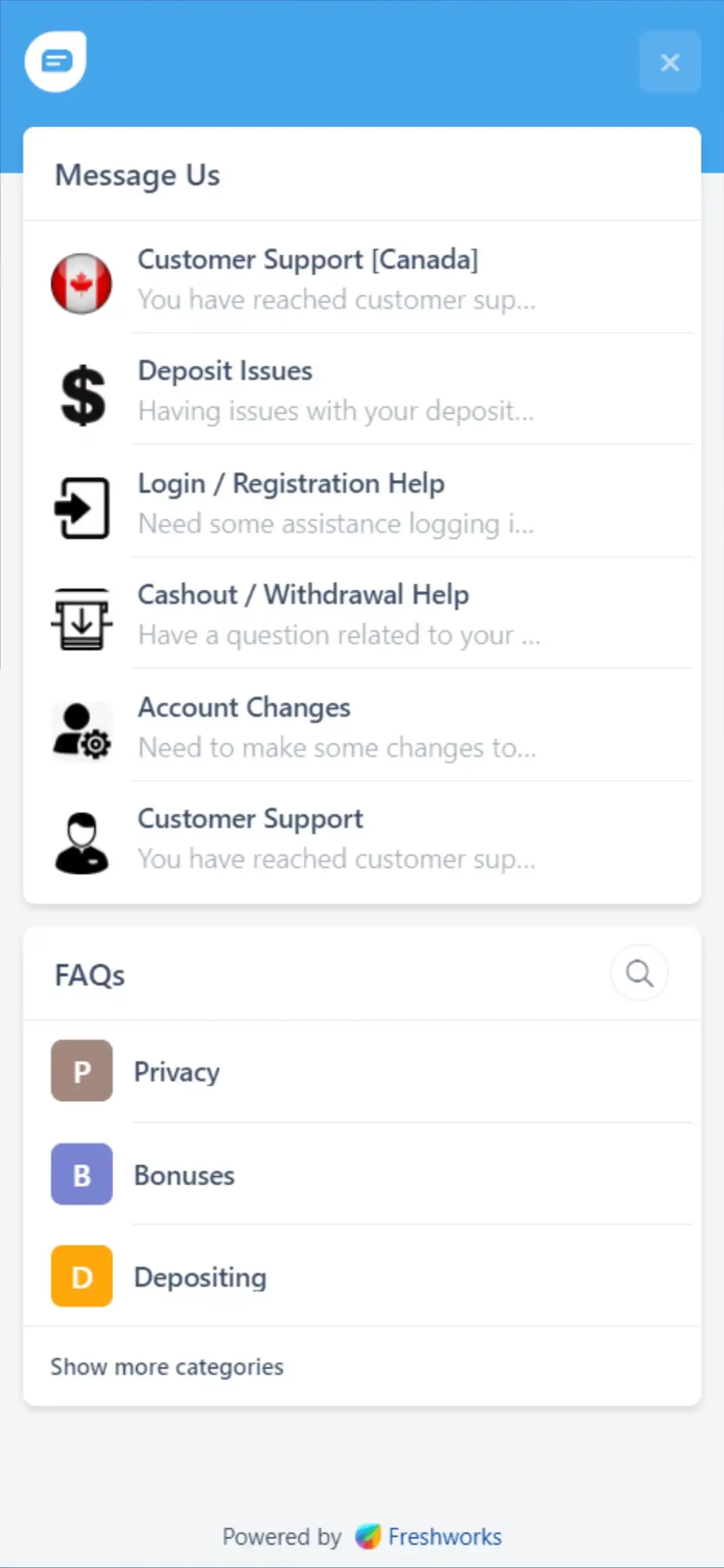 Playluck Casino Mobile Support Review