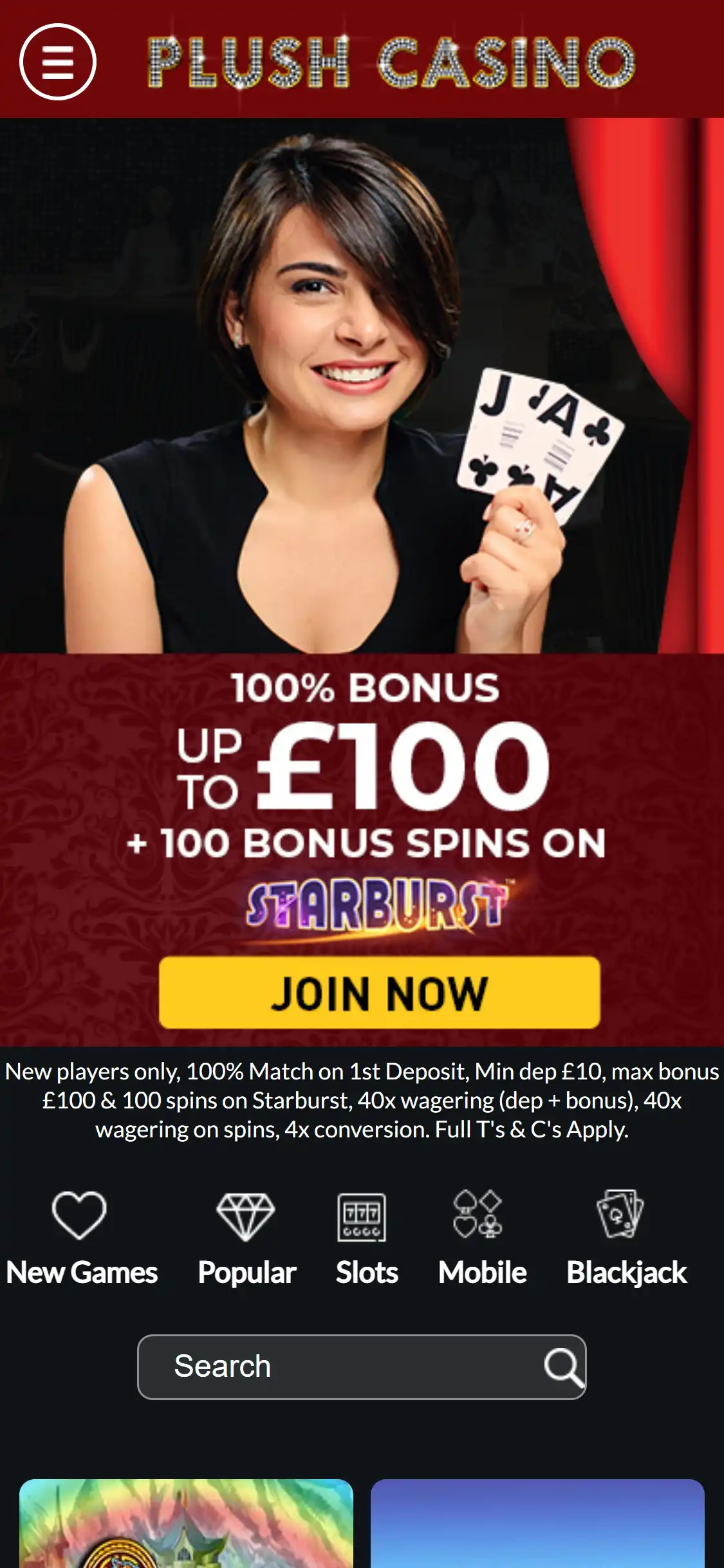 Plush Casino Mobile Review