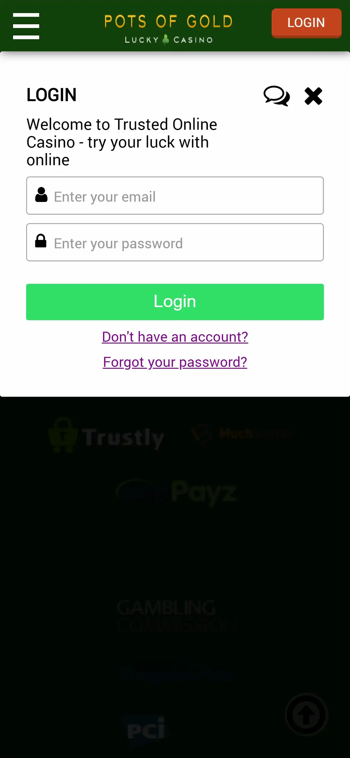 Pots Of Gold Casino Mobile Login Review