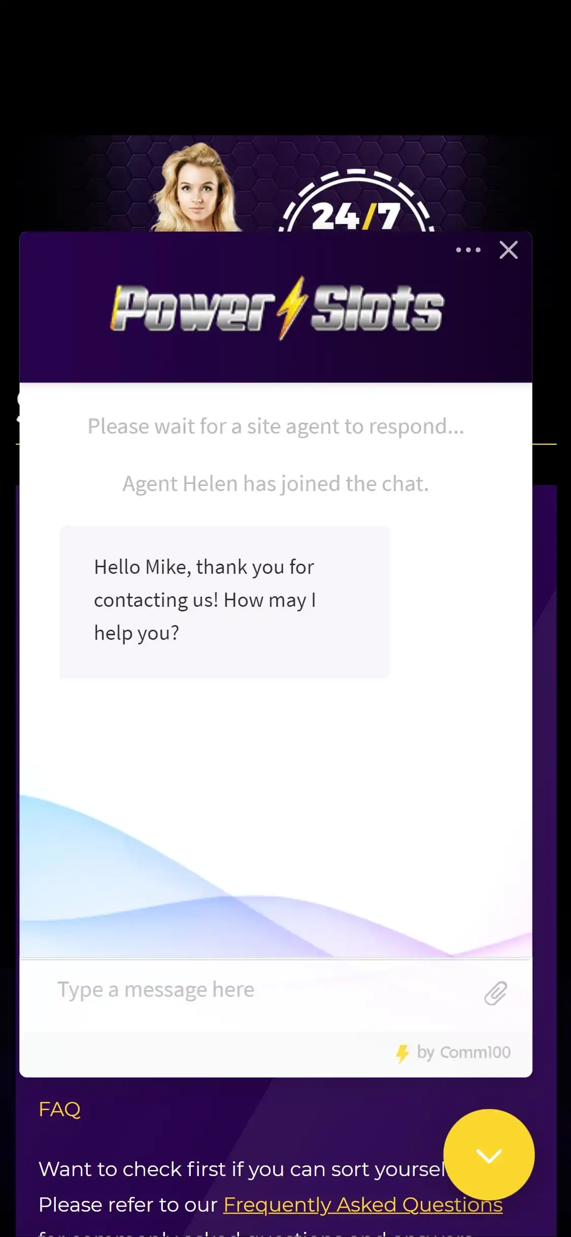 Power Slots Casino Mobile Support Review