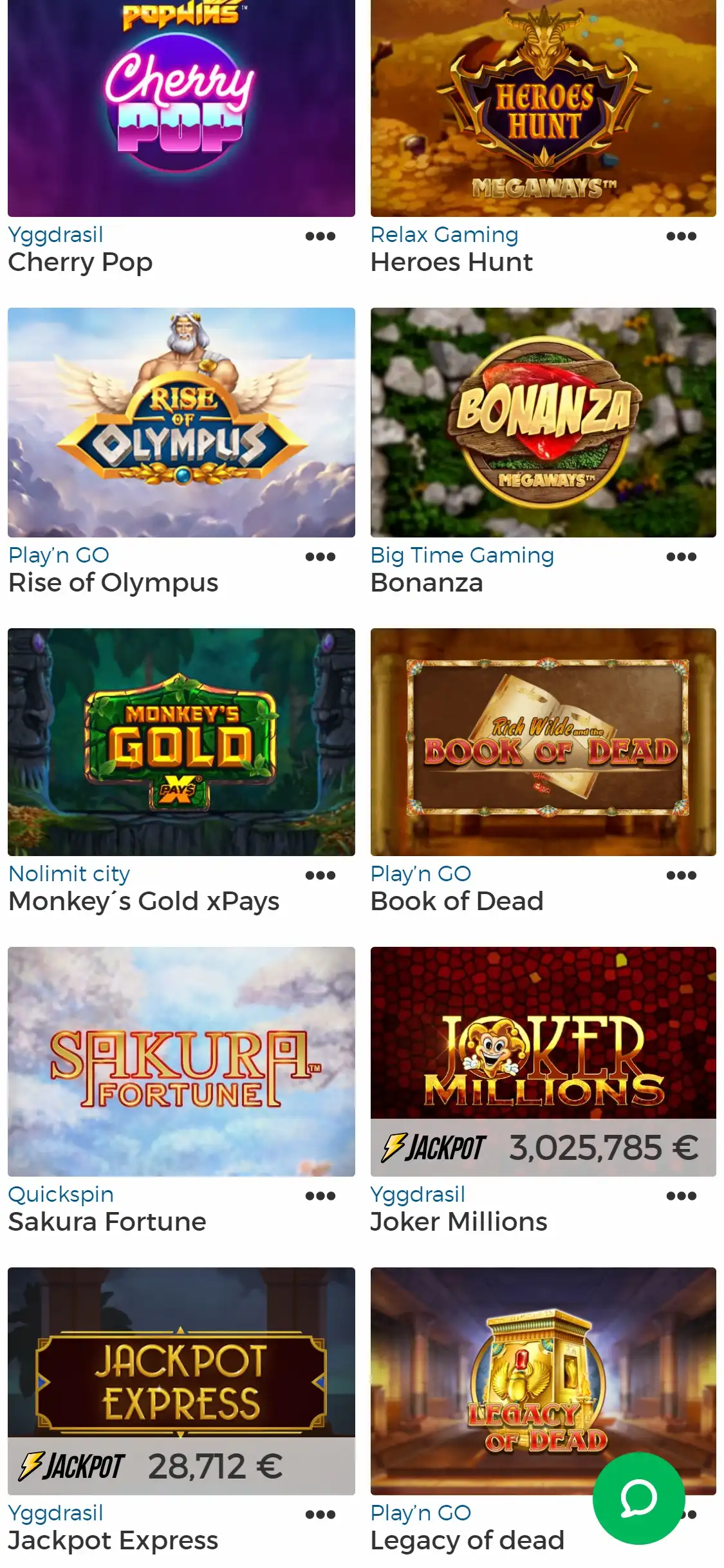 Pronto Casino Mobile Games Review
