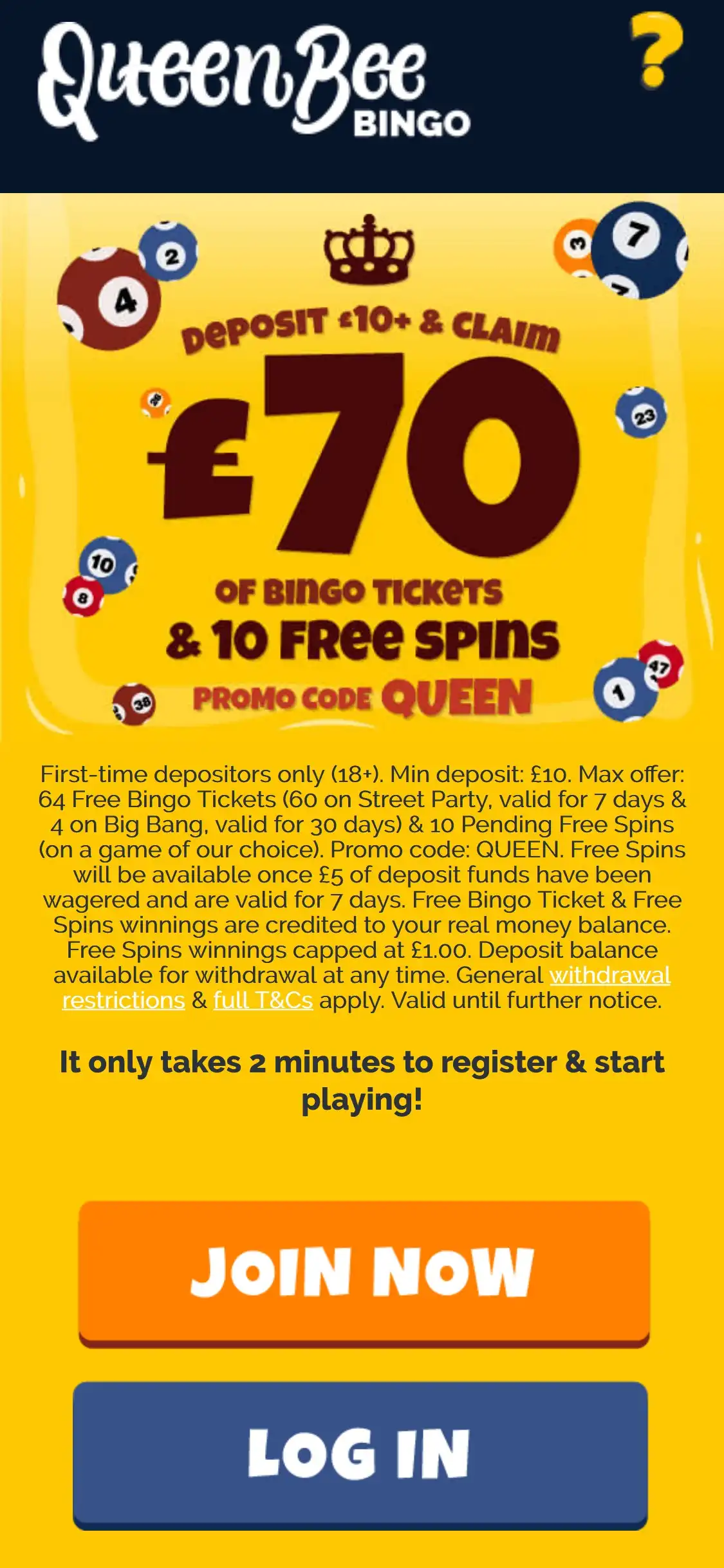 Queen Bee Bingo Casino Mobile Review