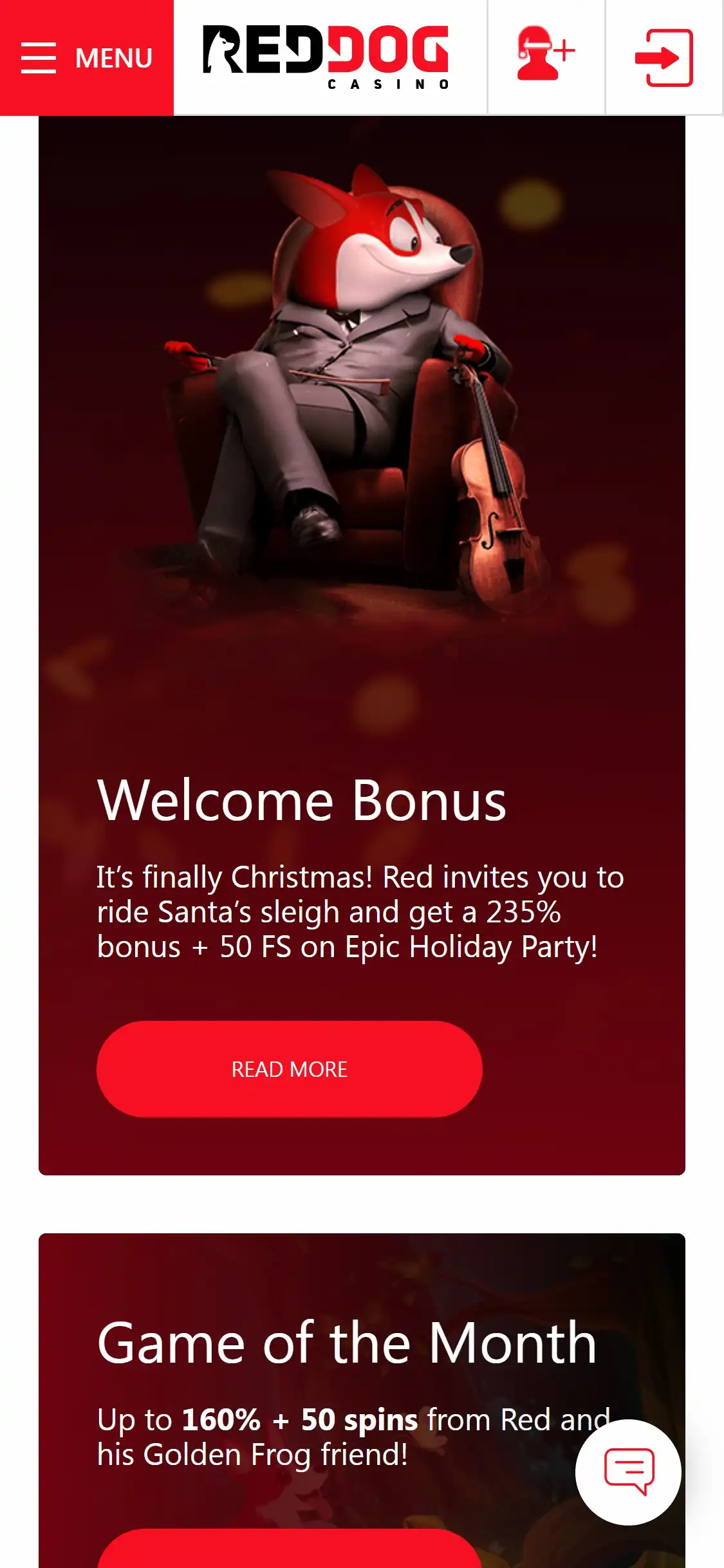 Red Dog Casino Mobile No Deposit Bonus Review