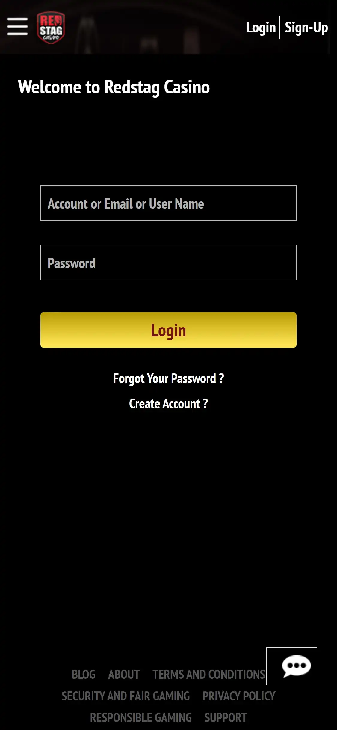Red Stag Casino Mobile Login Review