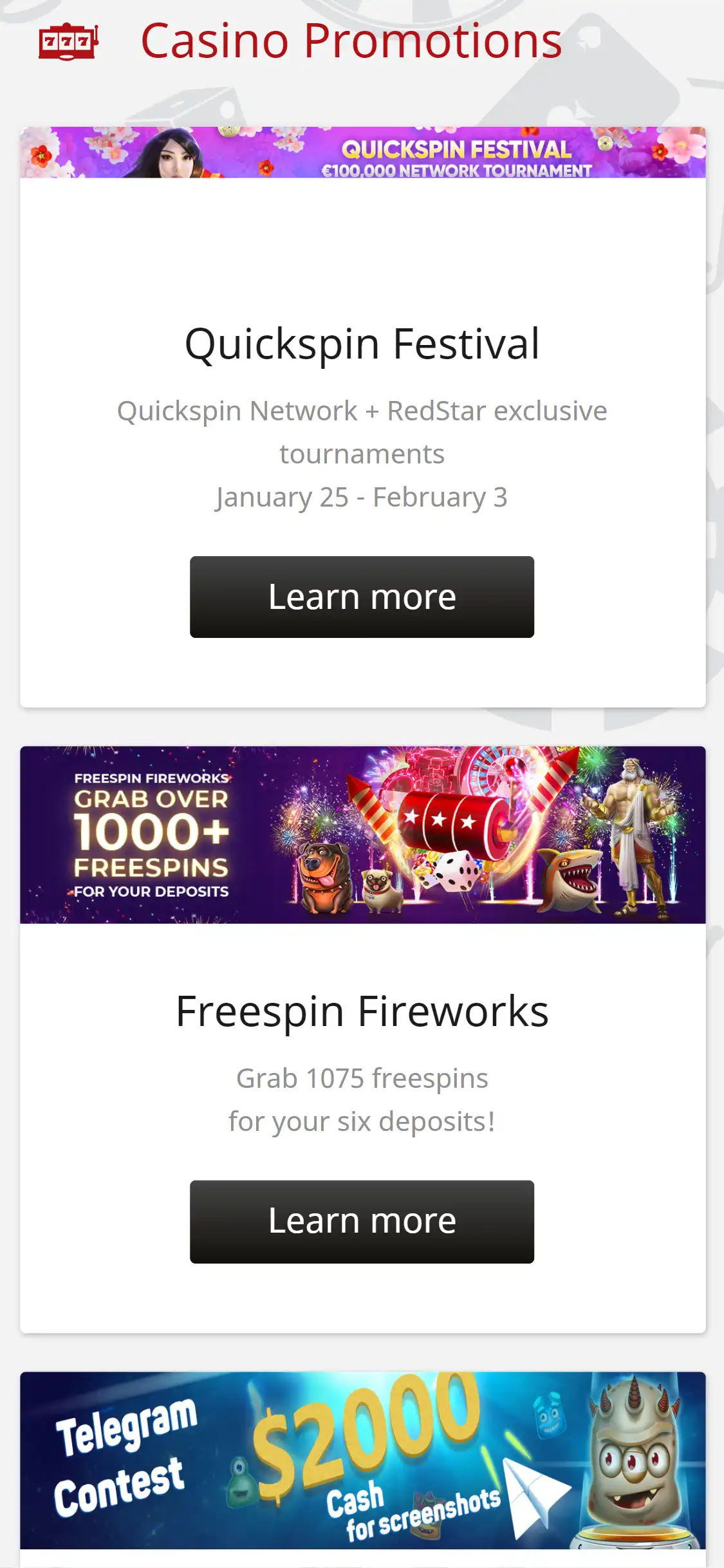 Red Star Casino EU Mobile No Deposit Bonus Review