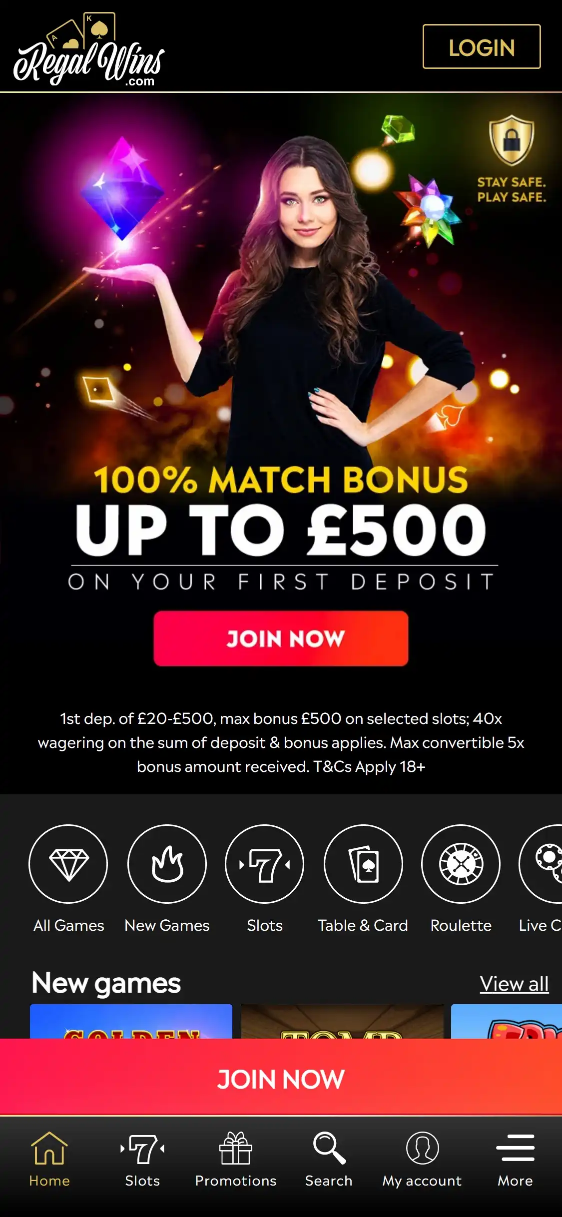 Regal Wins Casino Mobile Review