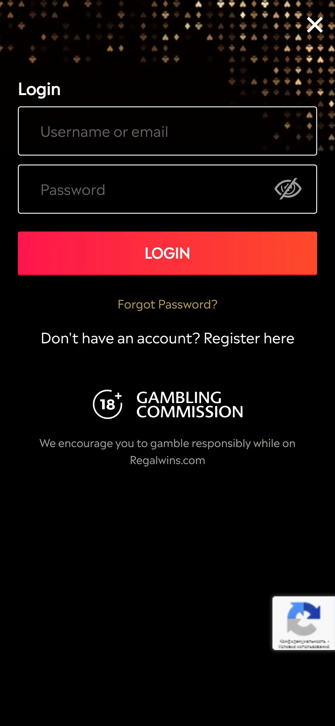 Regal Wins Casino Mobile Login Review