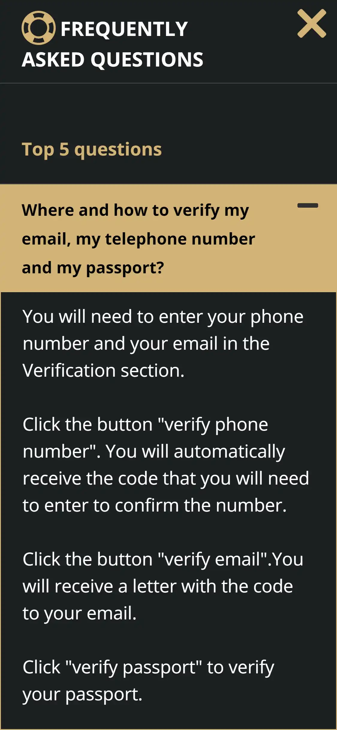 RioBet Casino Mobile Support Review