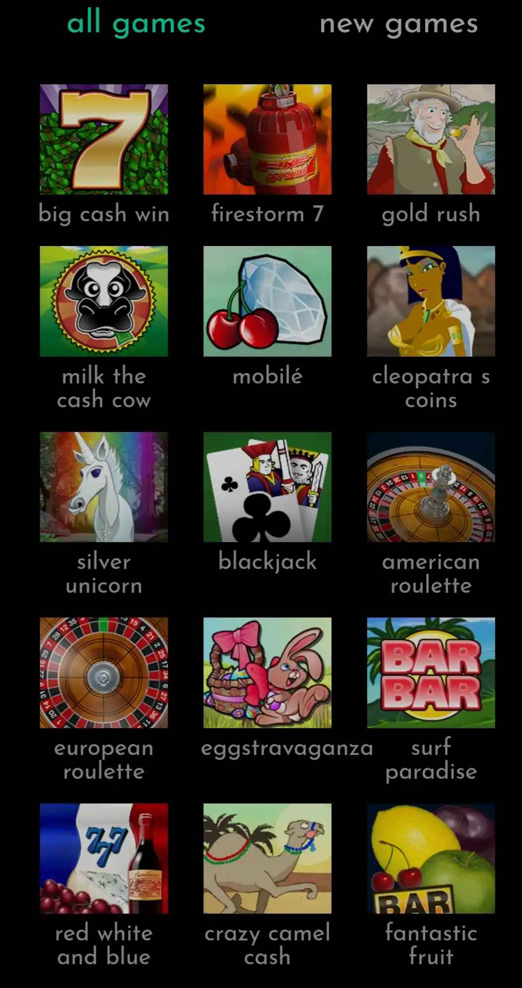 Rockbet Casino Mobile Games Review