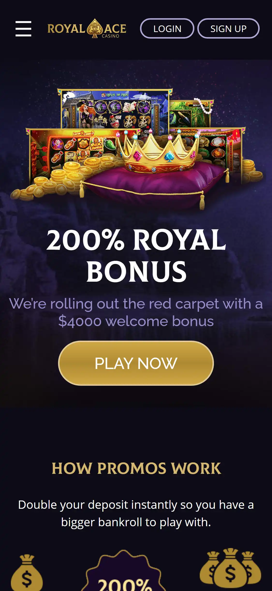 Royal Ace Casino Mobile No Deposit Bonus Review