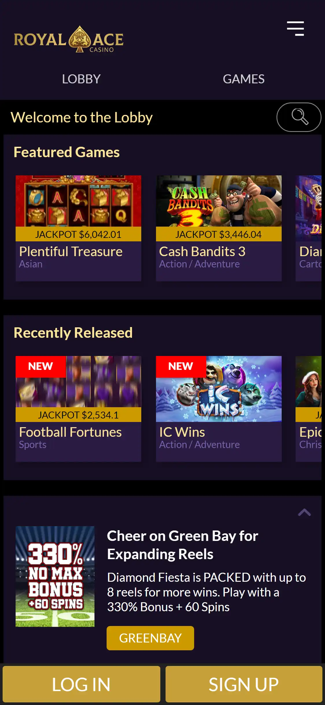 Royal Ace Casino Mobile Games Review