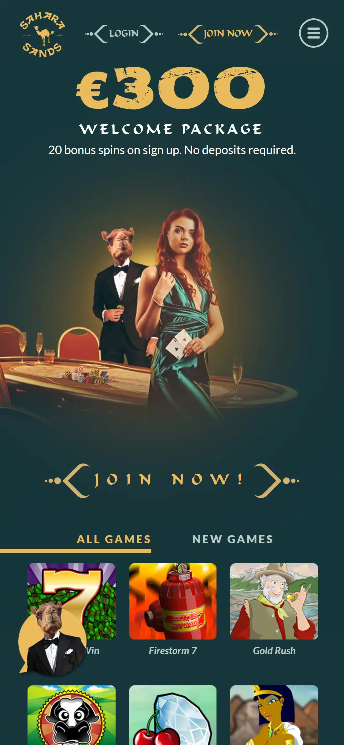 Sahara Sands Casino Mobile Review