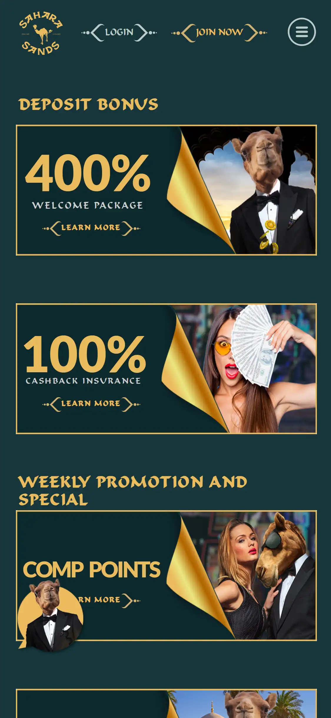 Sahara Sands Casino Mobile No Deposit Bonus Review