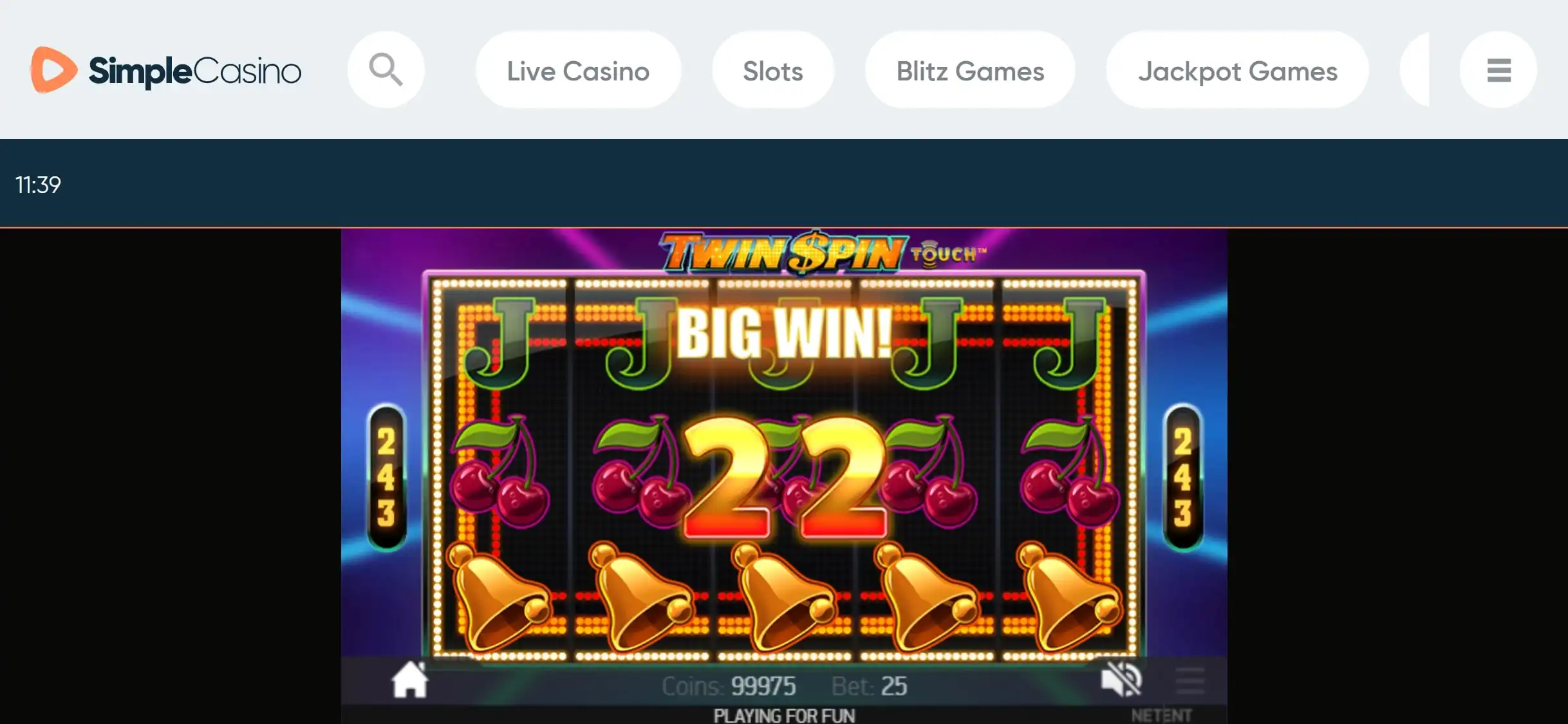 Simple Casino JP Mobile Slot Games Review
