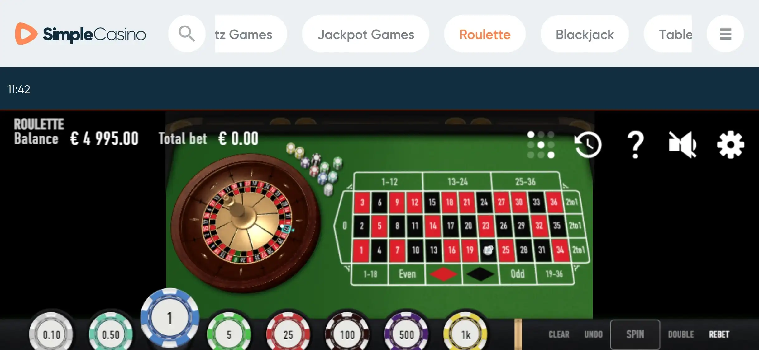 Simple Casino JP Mobile Casino Games Review