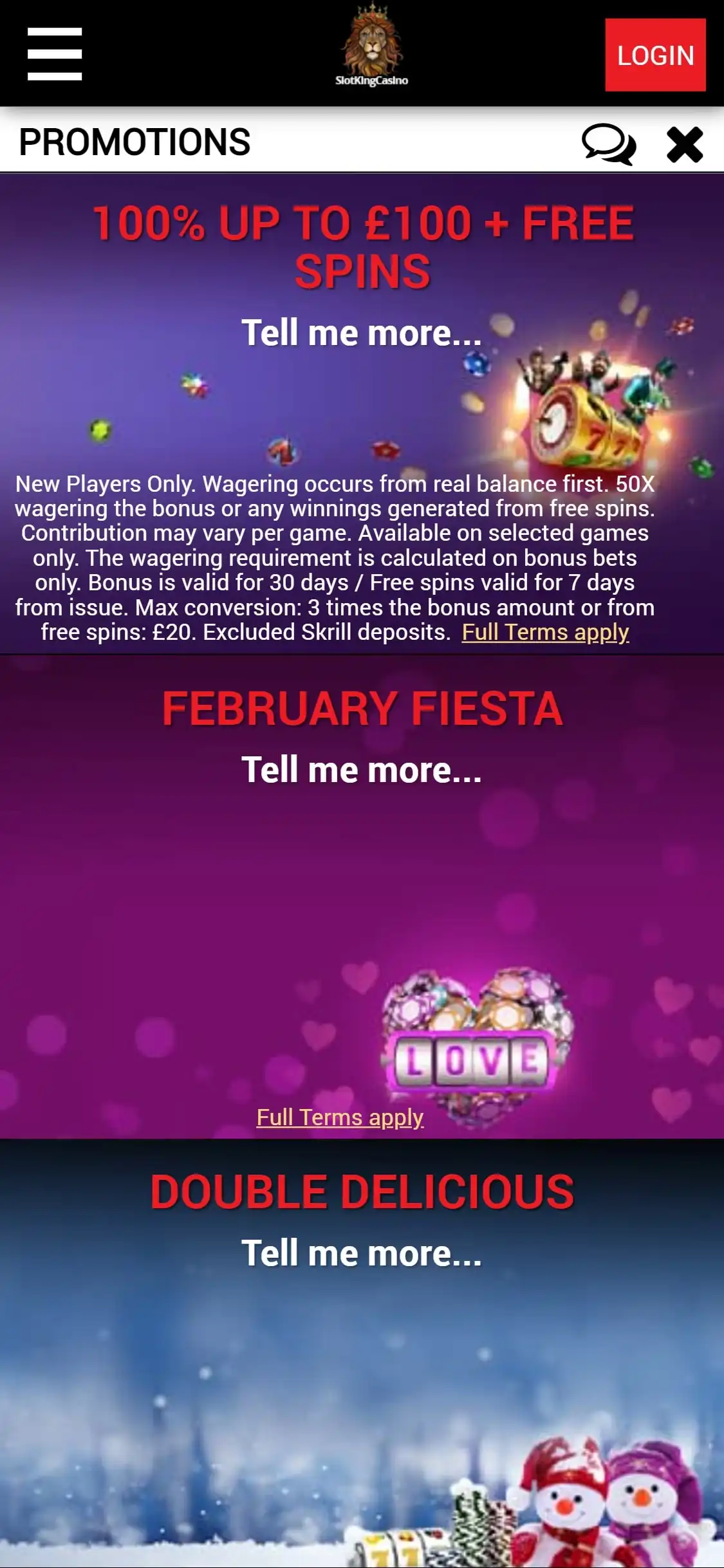SlotKing Casino Mobile No Deposit Bonus Review