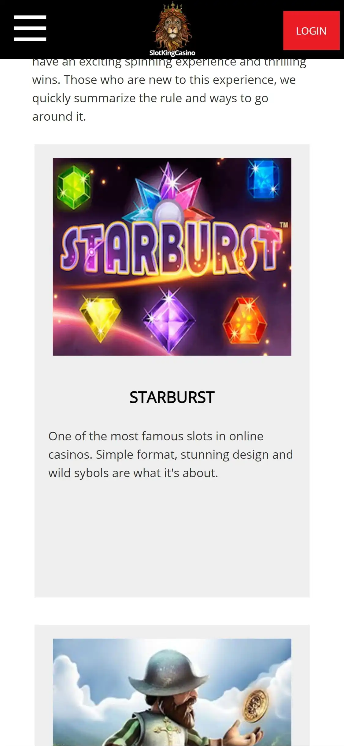 SlotKing Casino Mobile Games Review
