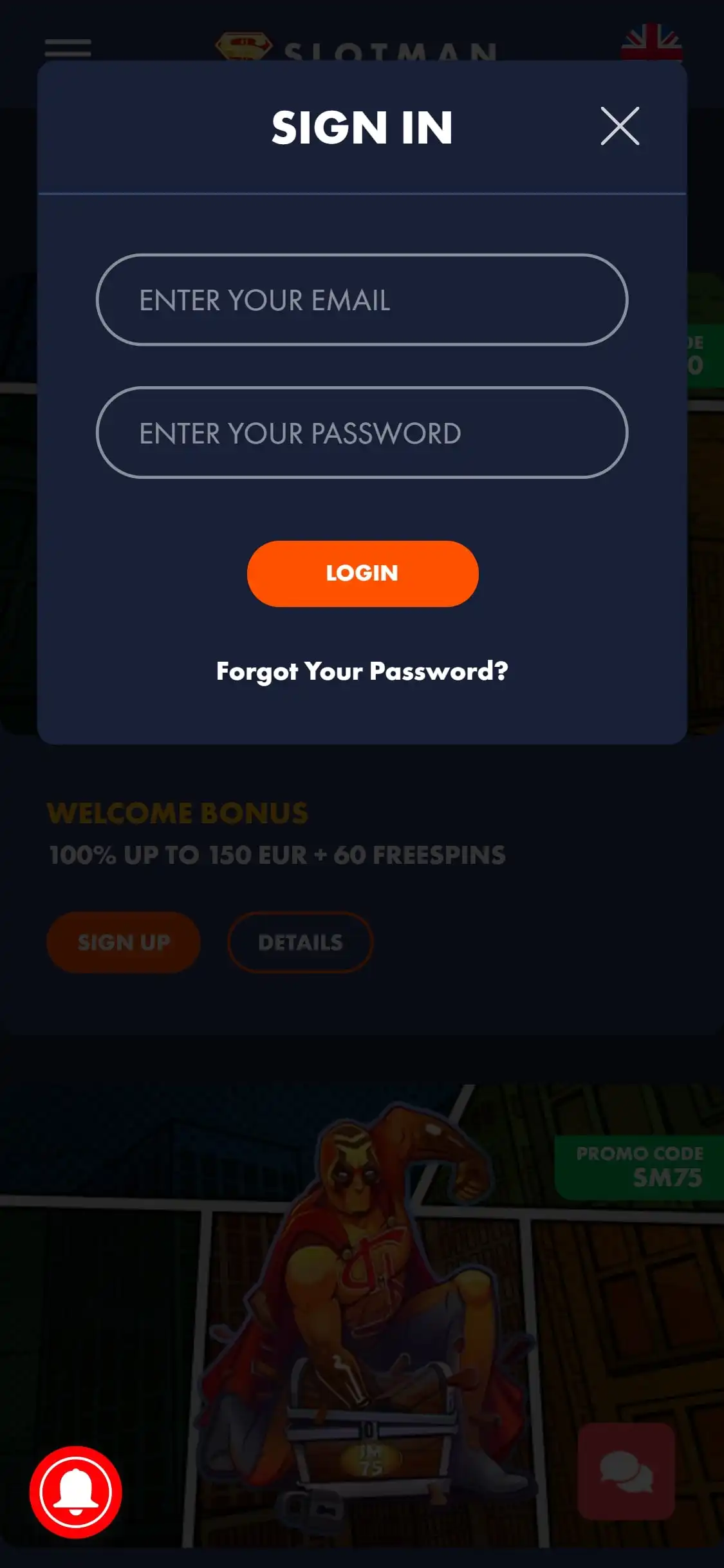 Slotman Mobile Login Review