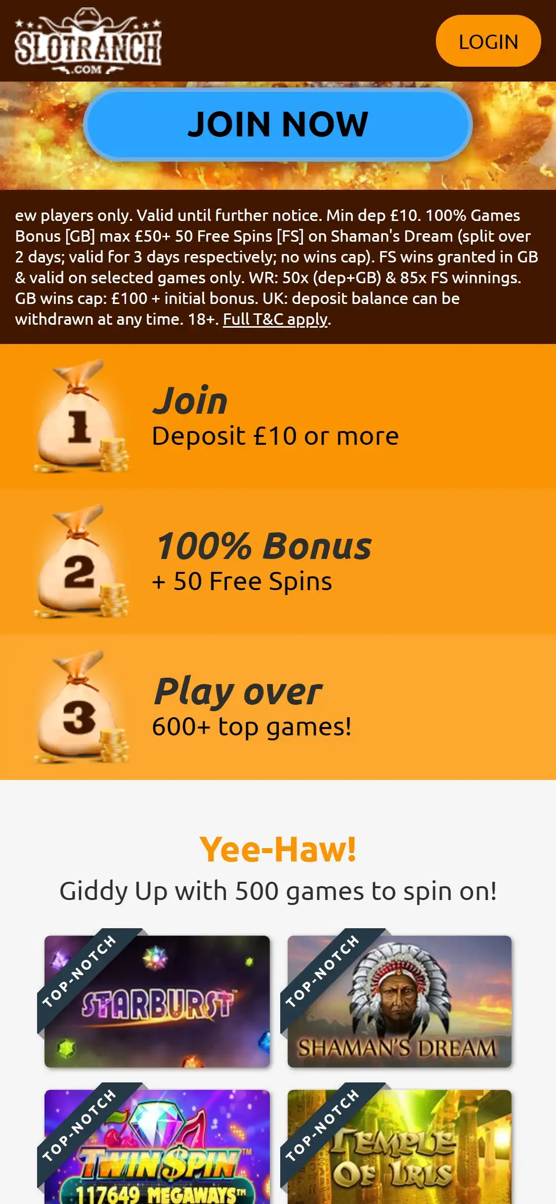 Slot Ranch Casino Mobile No Deposit Bonus Review