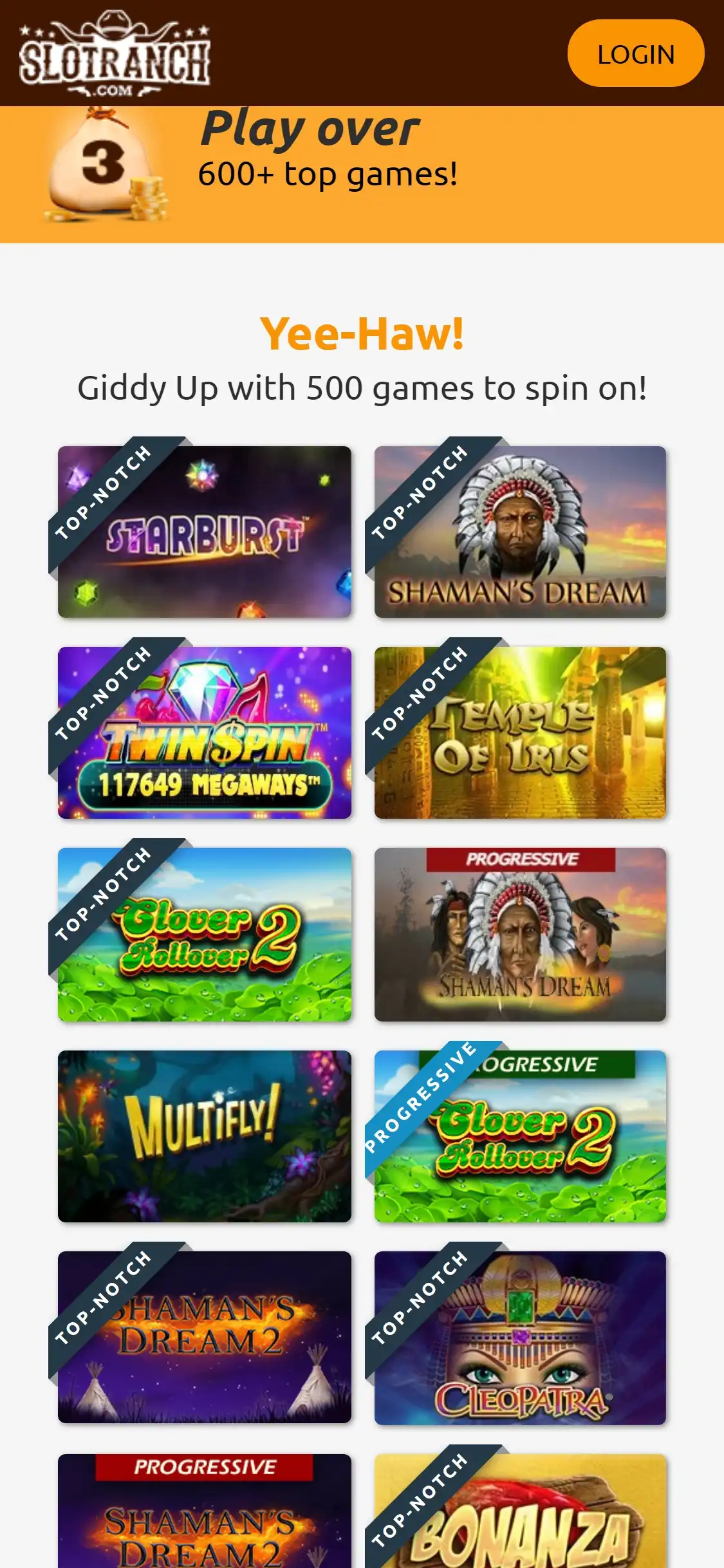 Slot Ranch Casino Mobile Games Review