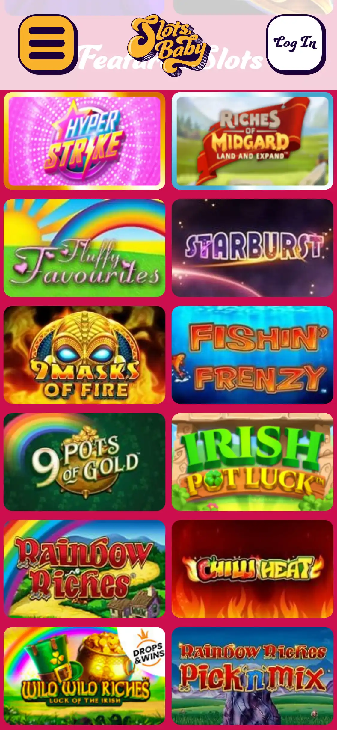 Slots Baby Casino Mobile Games Review