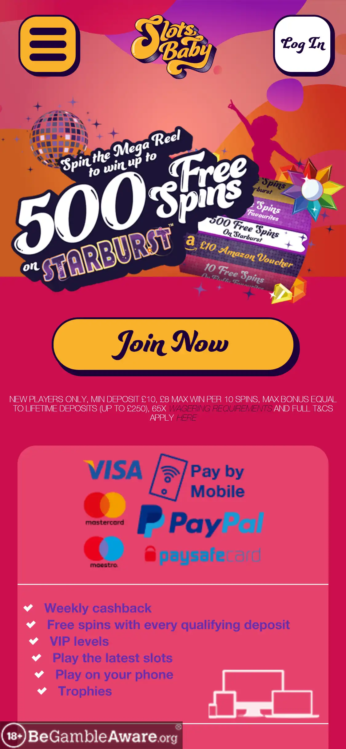 Slots Baby Casino Mobile Review