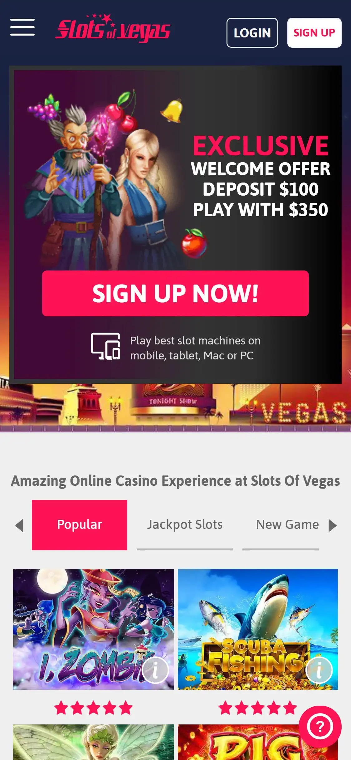 Slots of Vegas Casino Mobile Review