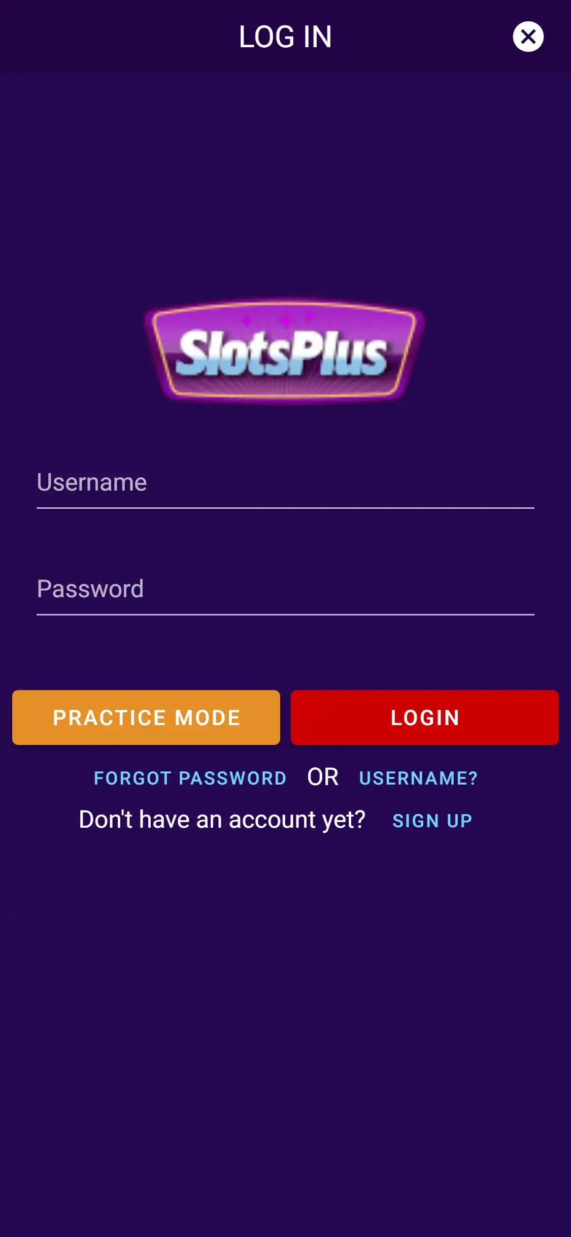 Slots Plus Casino Mobile Login Review